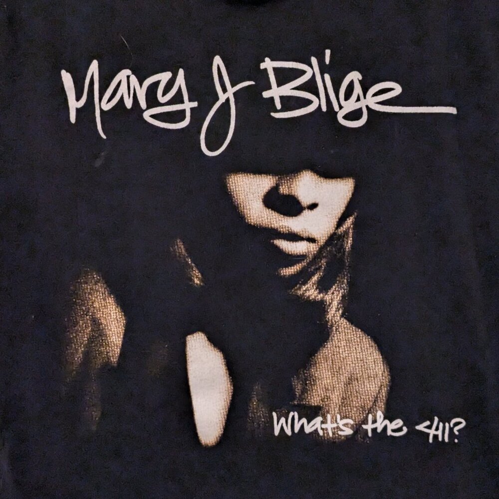 Mary J Blige 'What's the 411?' album cover tee shirt size small - Picture 2 of 4
